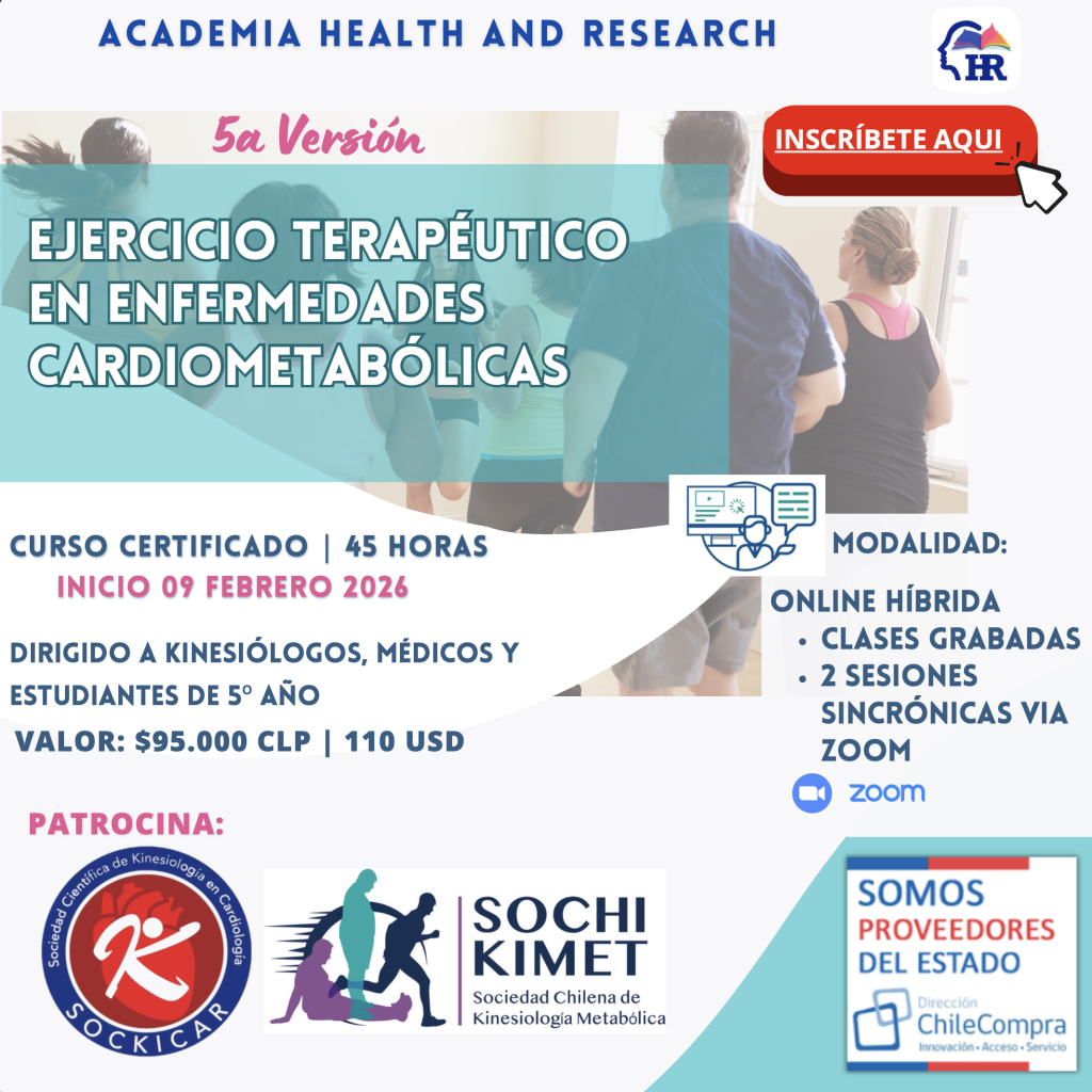  Curso Ejercicio Terapéutico en Enfermedades Cardiometabólicas