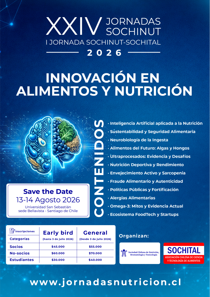 Afiche de XXIV Jornadas SOCHINUT
